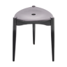 Suede tripod stool