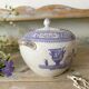 Sucrier en terre de fer violette