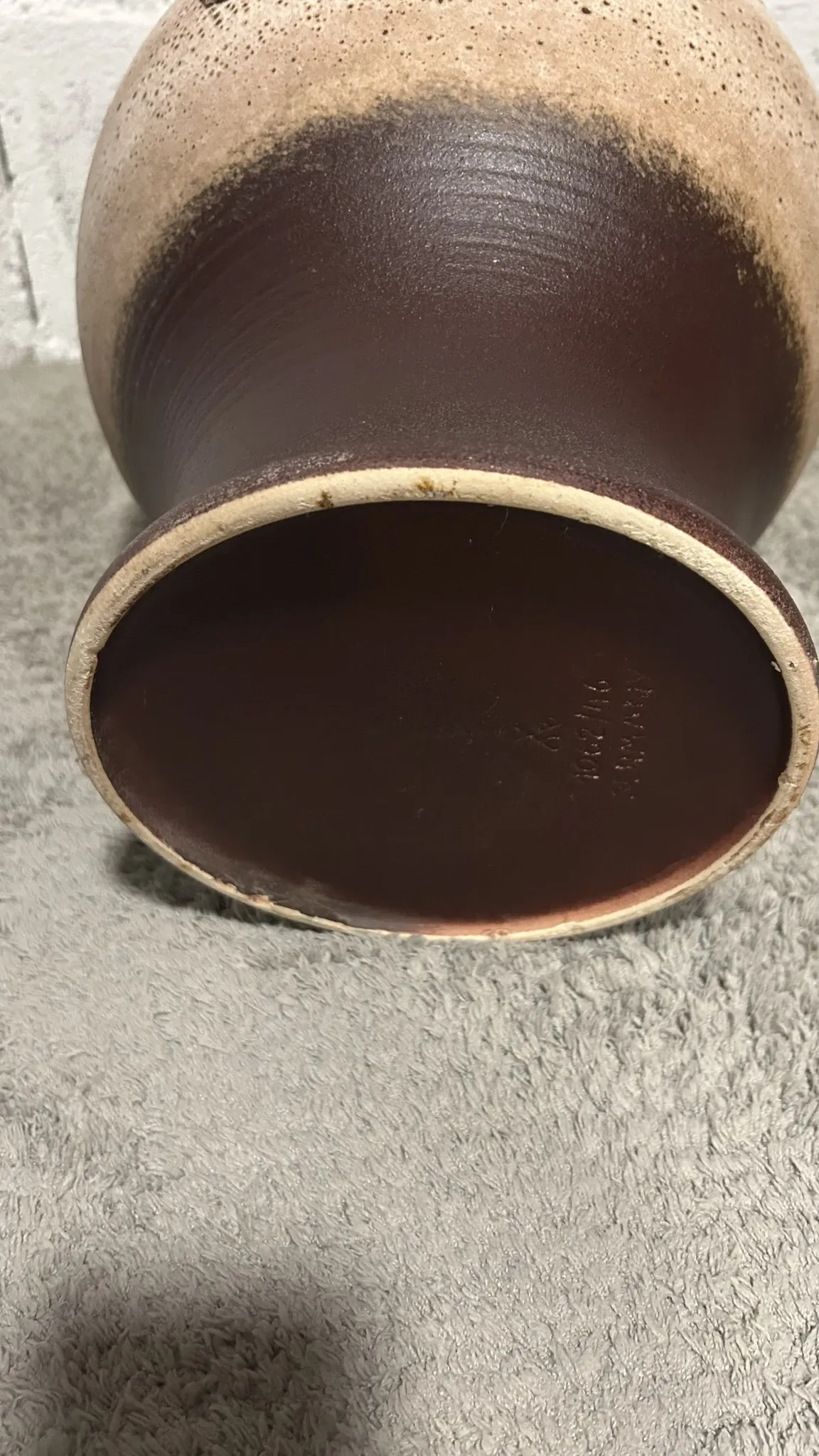 Large ceramic vase Fat Lava Dümler & Breiden 1062/46 – West Germany 1970