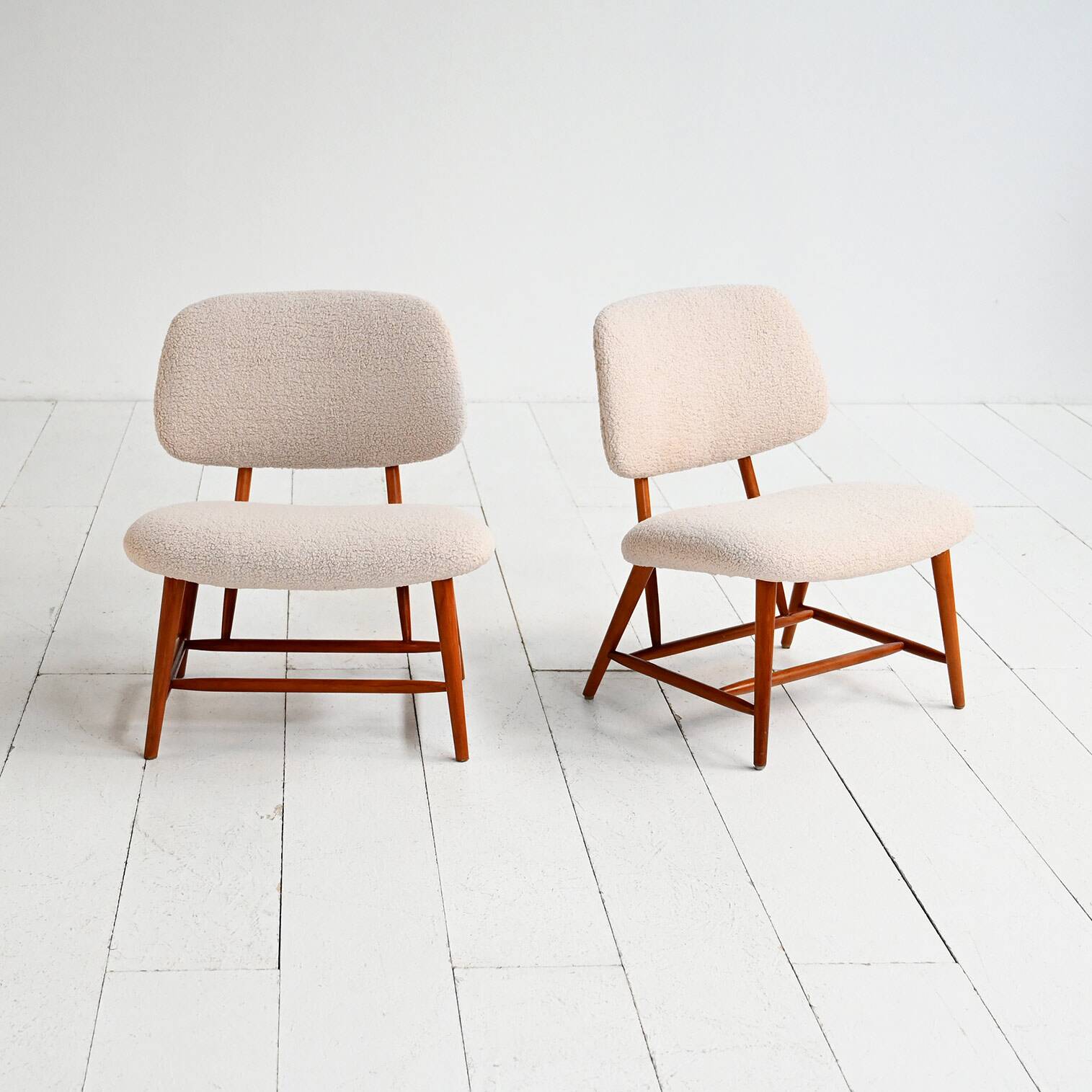 Pair of “Teve” chairs by Alf Svensson for Ljungs Industrier, Sweden 1950s