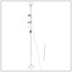 "Cielo-Terra" chrome floor lamp adjustable by Francesco Fois for Reggiani, 1960s