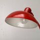 Red German table lamp mid-century 6556 by Christian Dell for Kaiser Idell, 1960s