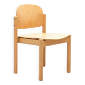 Chaise style scandinave à dossier rond