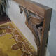 Frame Renaissance-style walnut mantelpiece