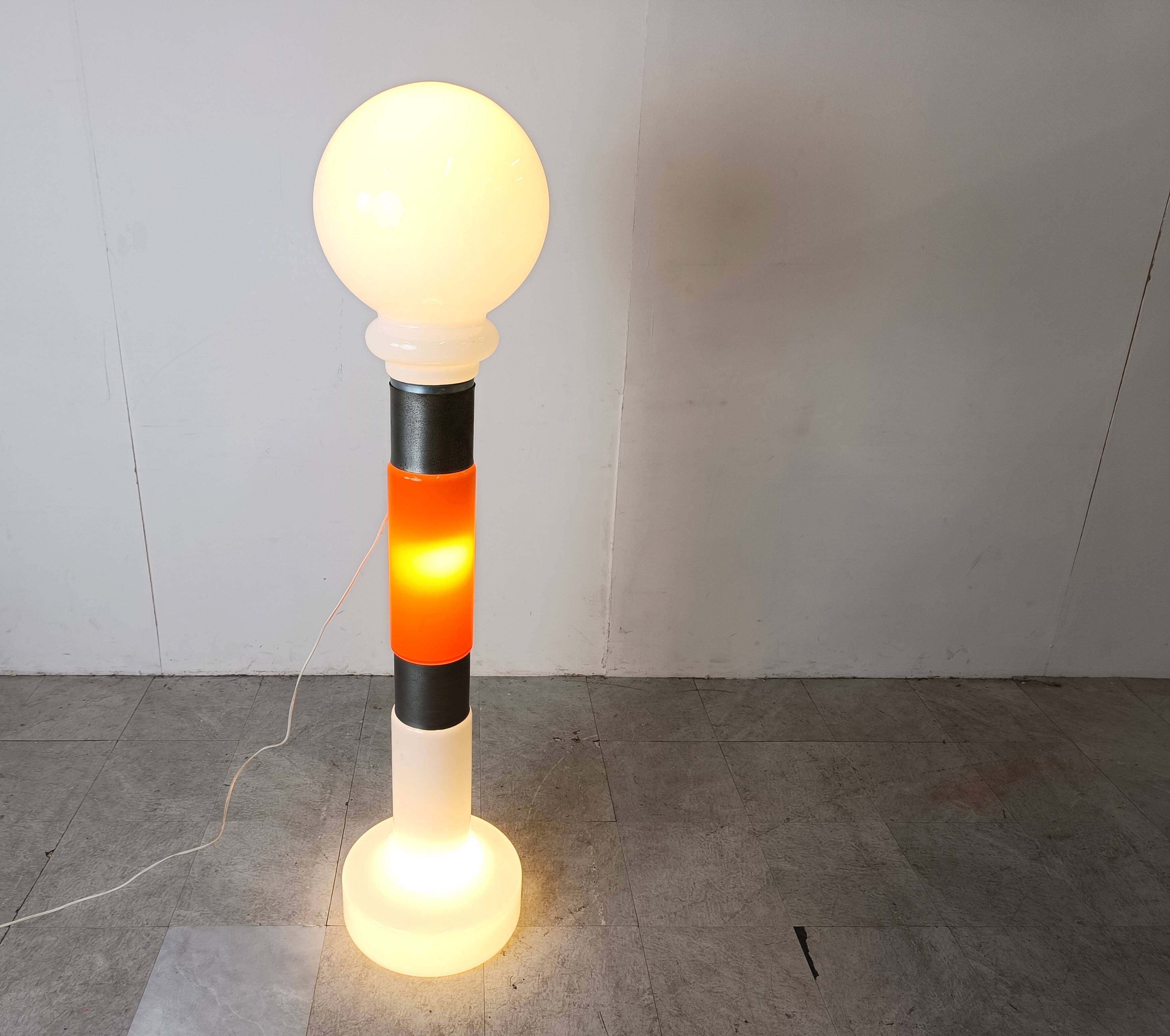 Vintage floor lamp by Mazzega, 1960s