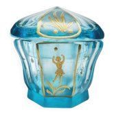 Biedermeier candy dish from Moser, Bohemia, 1890s