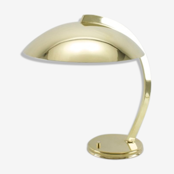 Brass desk lamp, bauhaus design by Egon Hillebrand for Hillebrand, 1930-40.