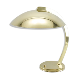 Lampe de bureau en laiton, bauhaus design par Egon Hillebrand pour Hillebrand, 1930-40.