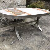 Table basse céramique par Jean Gregorieff