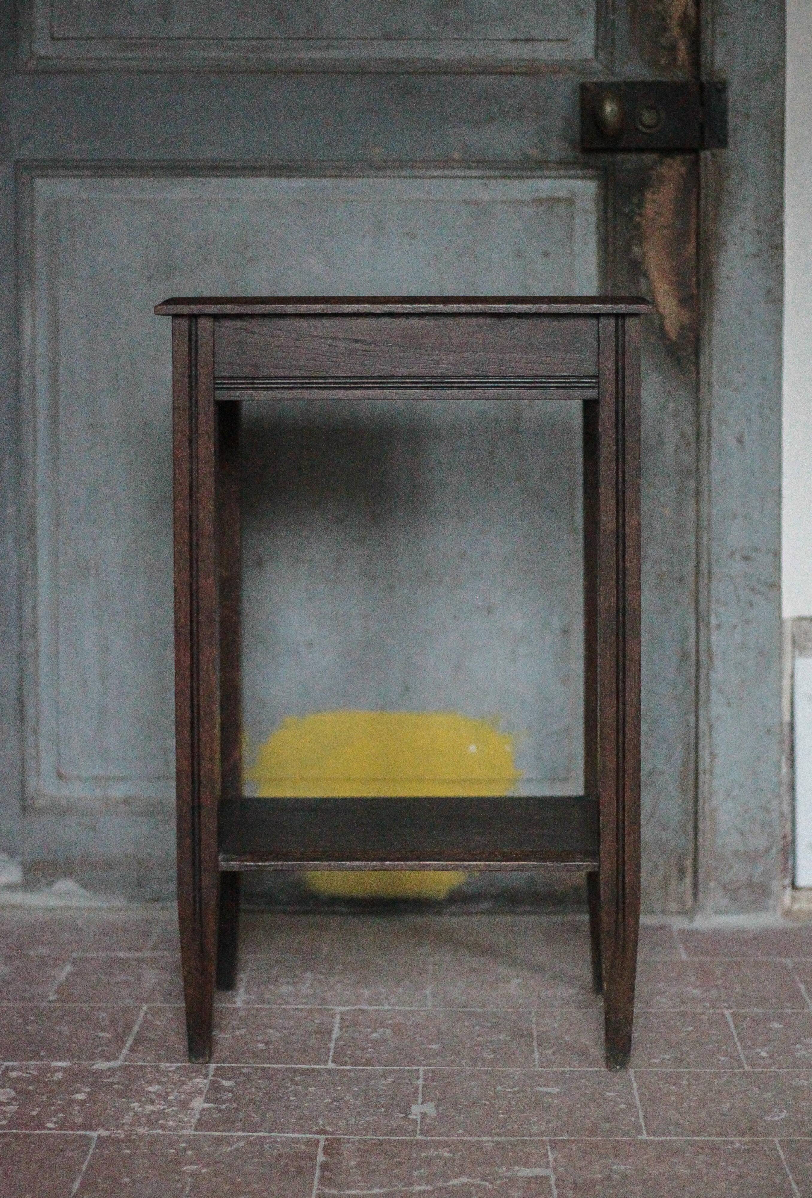 Table vintage, table bois, console art déco, table d'appoint