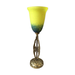 lampe art deco pied en