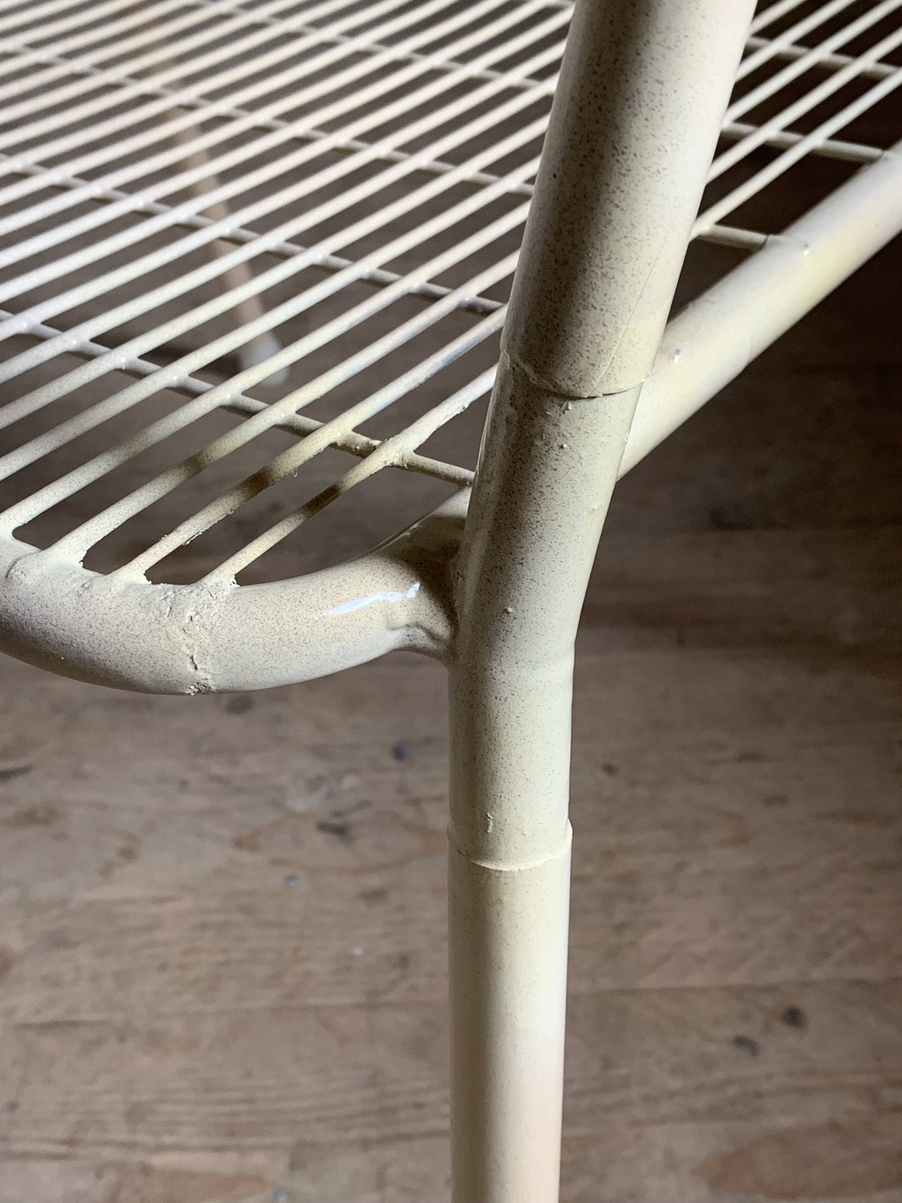 Vintage metal garden chair