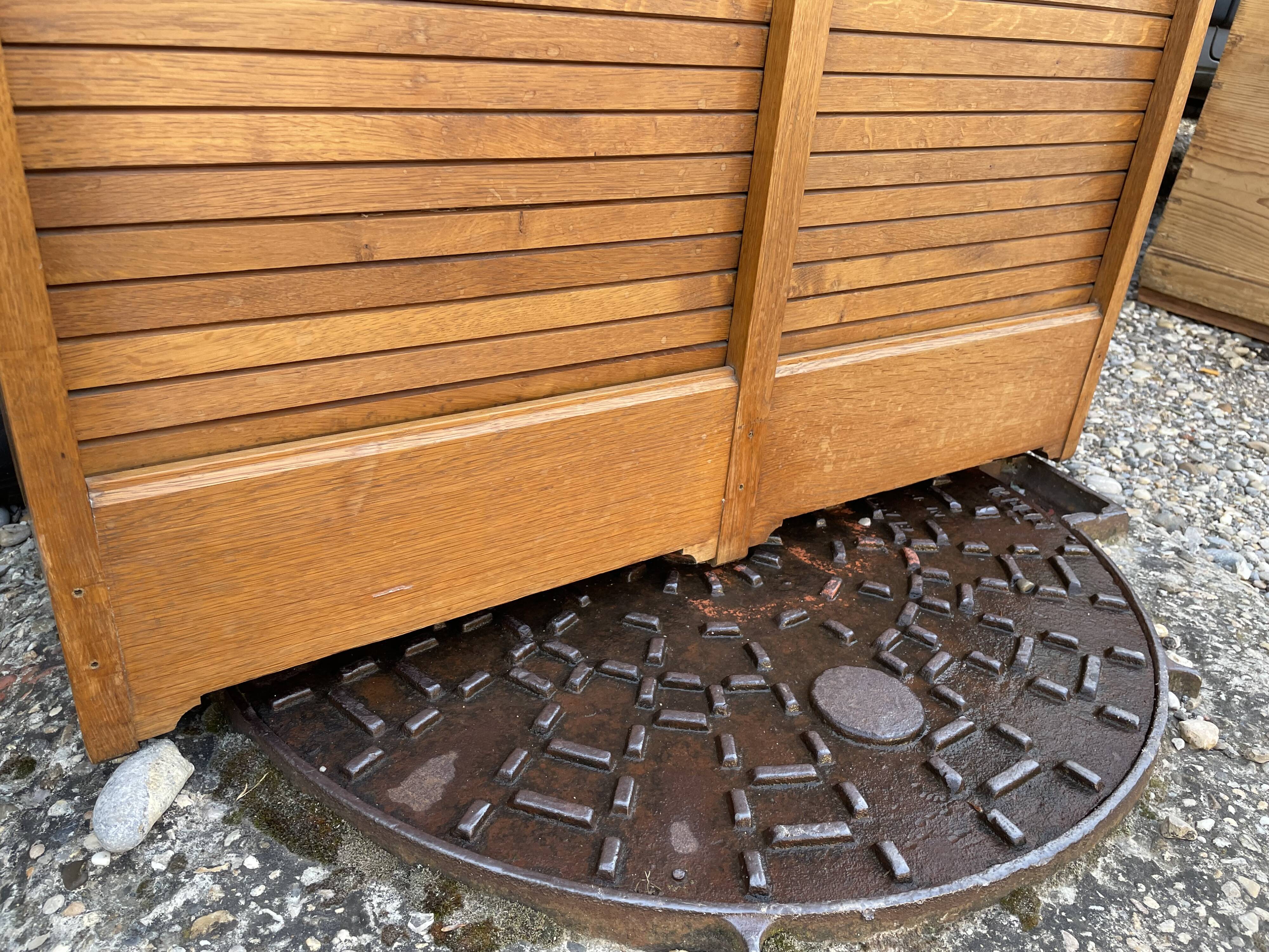 Notary's binder furniture in solid oak 1960