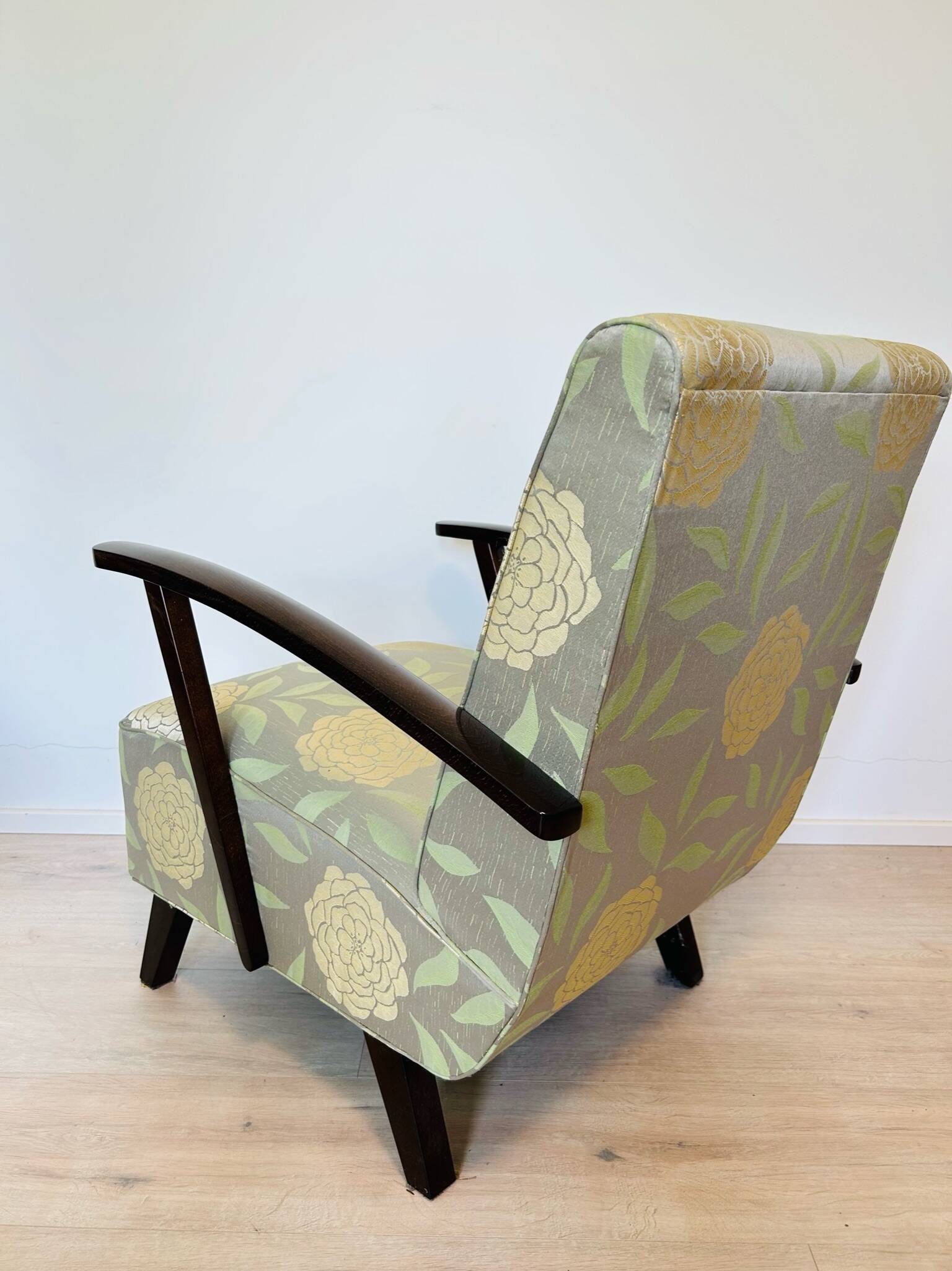 Art Deco Armchairs, Prague, 1950s, Set of 2