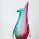 Sommerso Vintage Murano Glass Vase