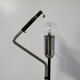 Floor lamp in opaline and marble, Italian work, 1980