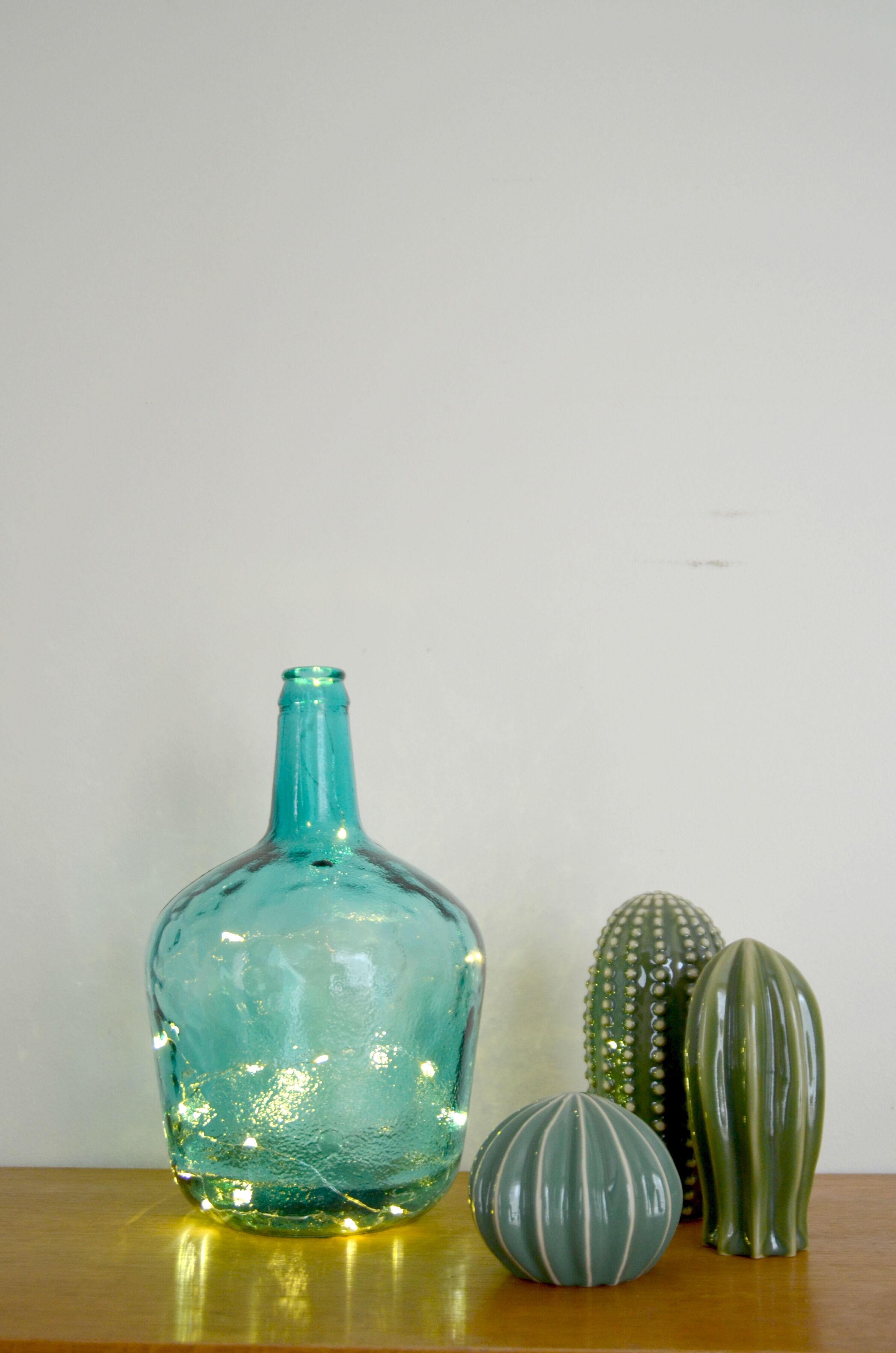 Blue demijohn carboy