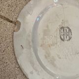 Duo d'assiettes Creil & Montereau, XIXème s.