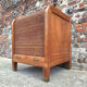 Large Art Deco curtain cabinet, antique secretary.
