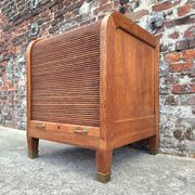 Large Art Deco curtain cabinet, antique secretary.