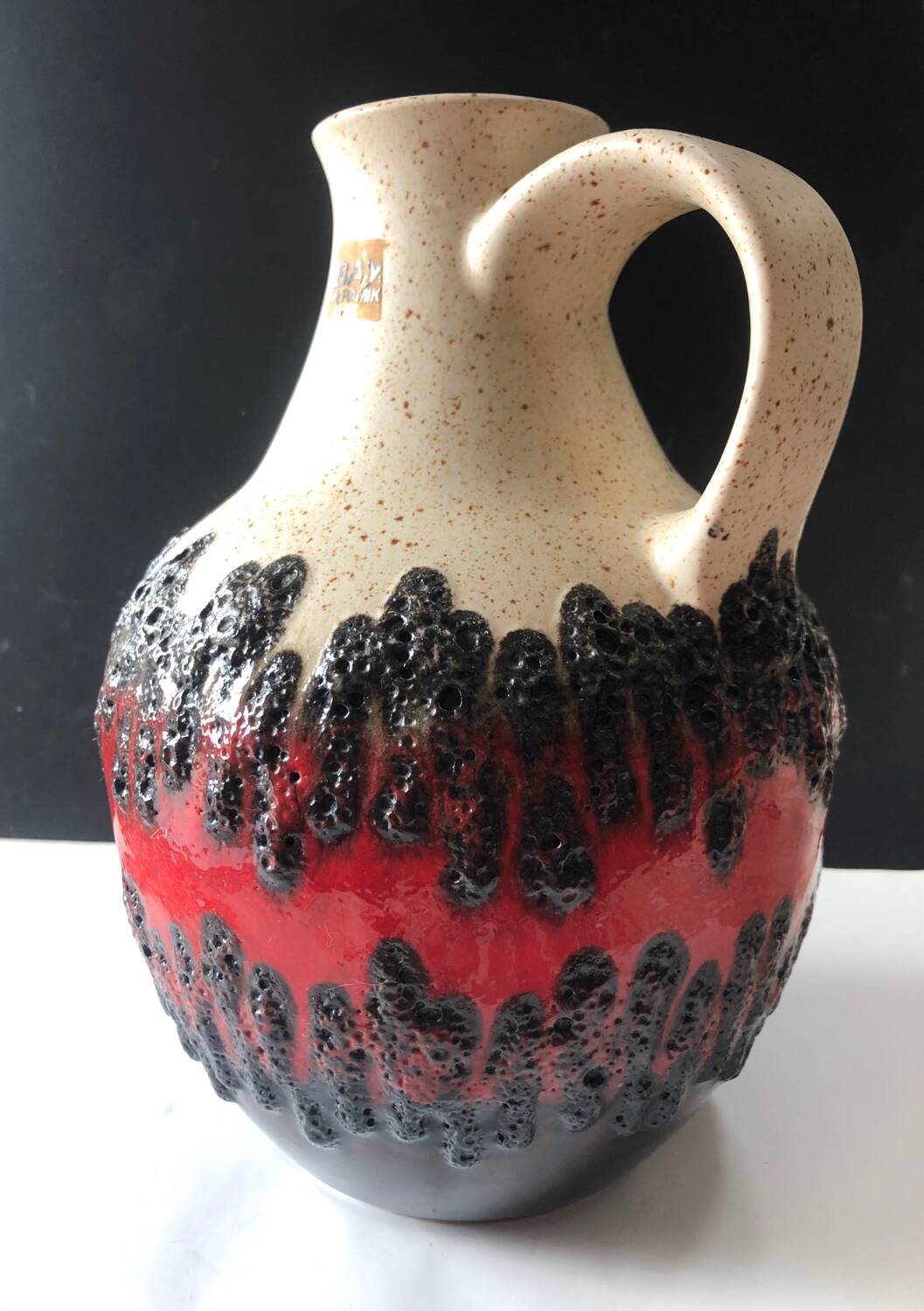 Vase fatlava Bay Keramik West Germany