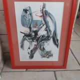 Watercolor signed reverdy