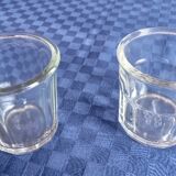 Lot de 8 pots anciens  de confiture utiles en automne taille diverse