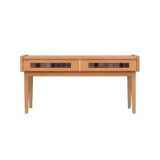 Console en frêne, design danois, années 1970