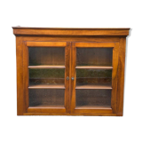 19th century Louis Philippe solid wood display case