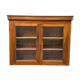 19th century Louis Philippe solid wood display case