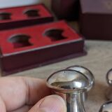 Salière et poivrière en argent - Saint Médard