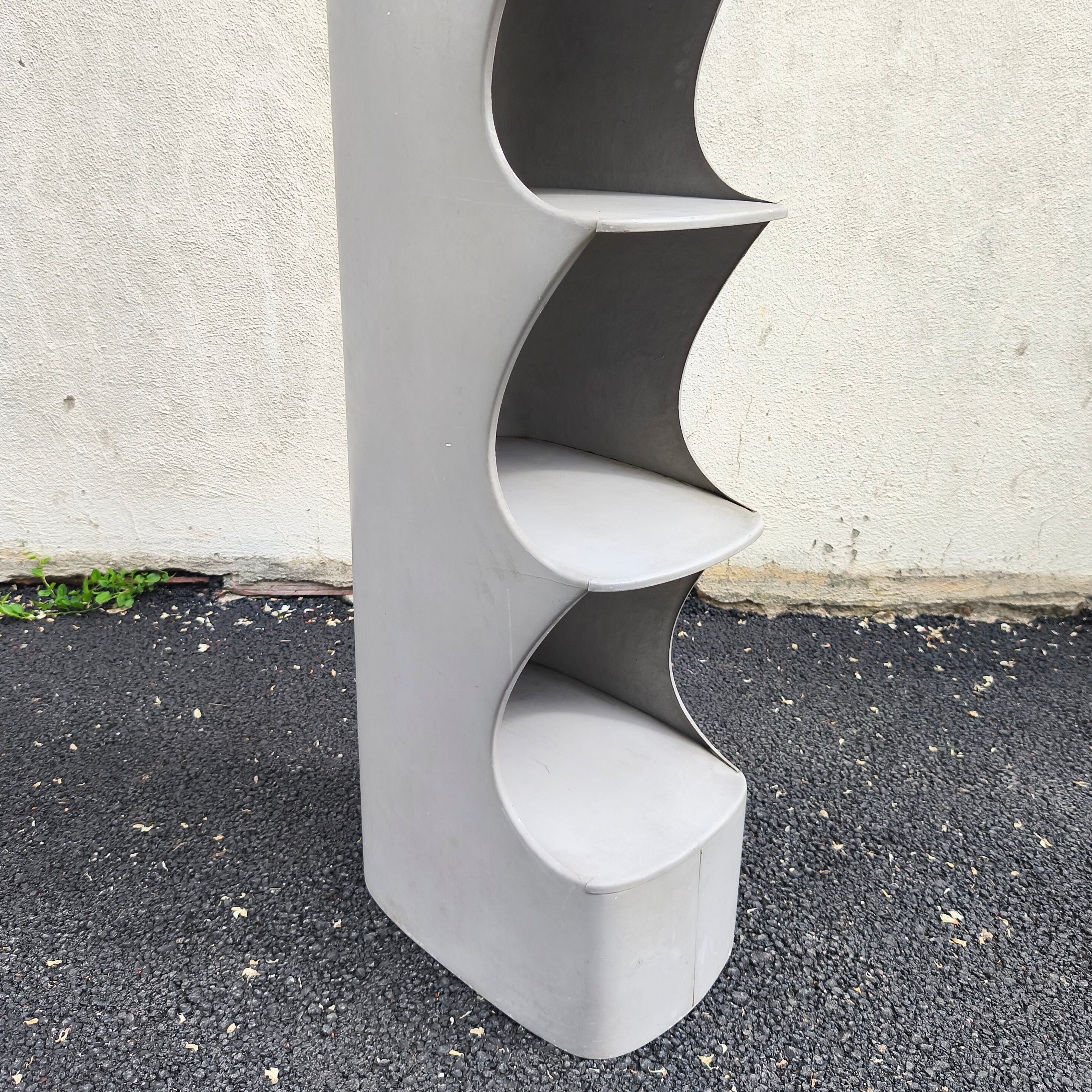Large designer shelf Valeric Doubroucnskis, Rodier, 1970