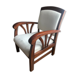 Colonial-style armchairs
