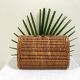 Wicker rattan basket from the 70s
