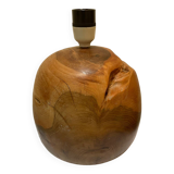 Bruce Mac Donald 1988 Carved Wood Lamp Base