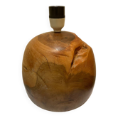 Bruce Mac Donald 1988 Carved Wood Lamp Base