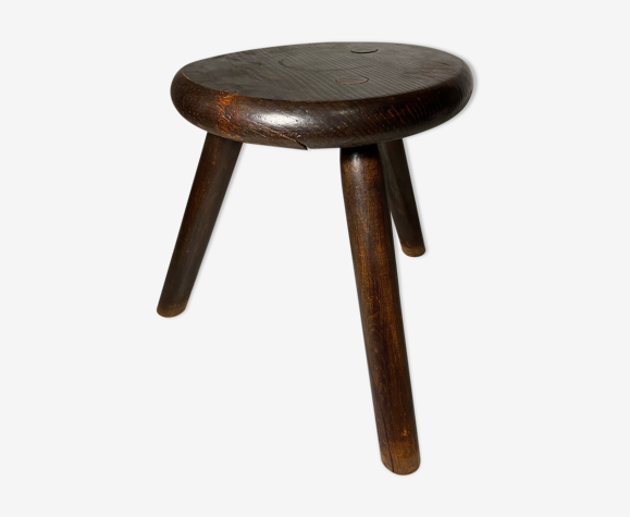 Tabouret de traite tripode