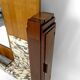 Large Art Deco wardrobe in oak, marble and mahogany, circa 1925