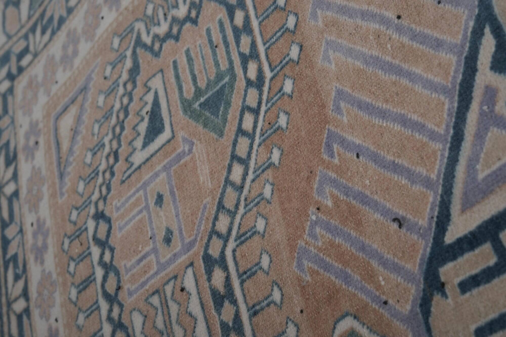 Vintage Turkish Oushak rug 183x193 cm