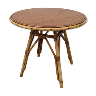 Small rattan coffee table