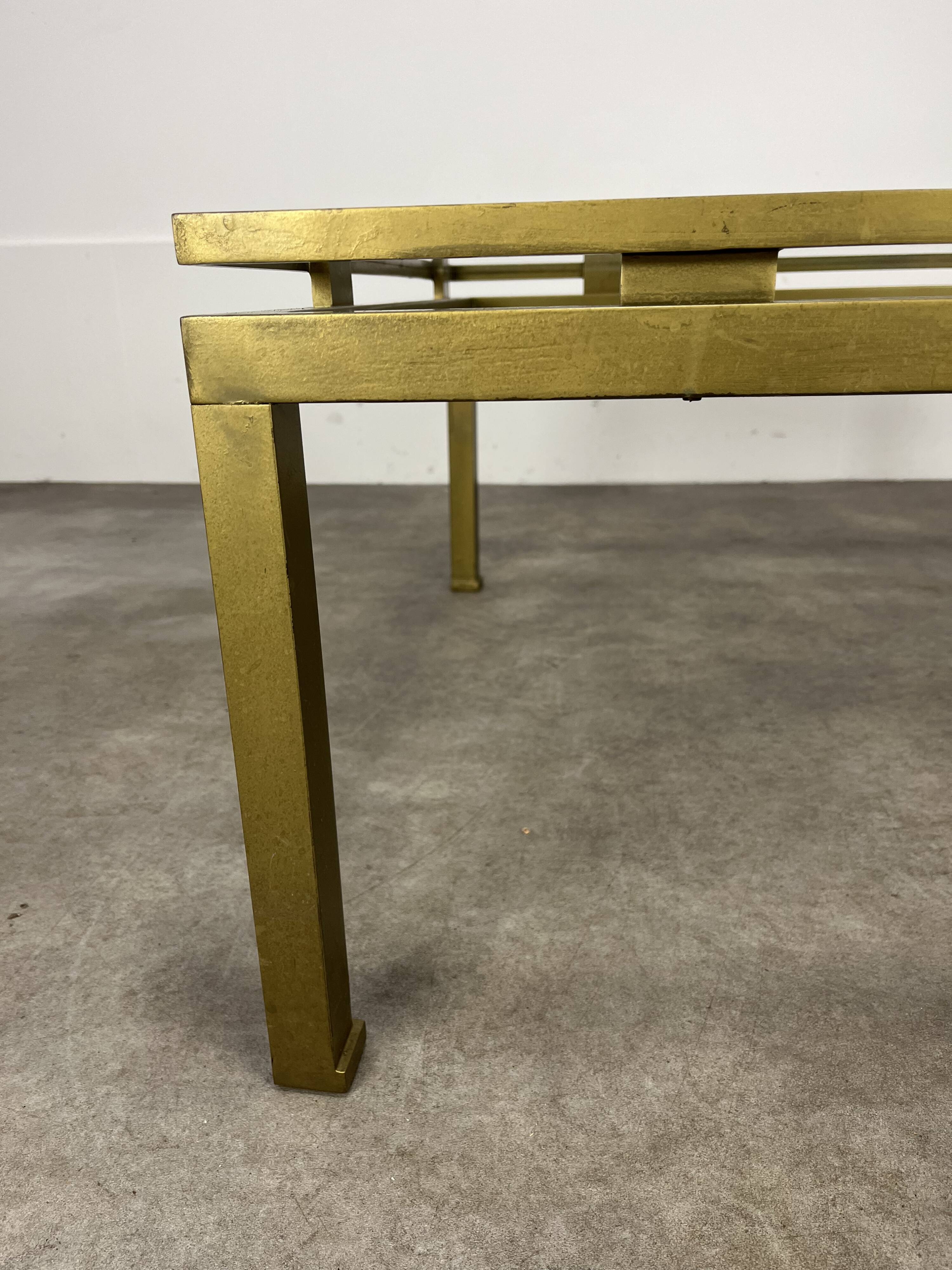 Table basse Guy Lefèvre pour Maison Jansen 1970