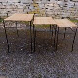 Nesting tables. vintage.
