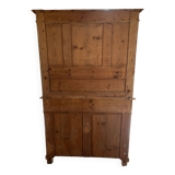 Antique 2-part pine sideboard