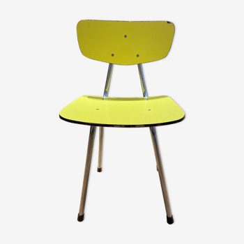 Yellow chair in child formica