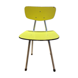 Yellow chair in child formica