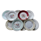 Mismatched lot 10 stamped plates