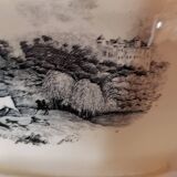 Boch La Louvière earthenware gravy boat