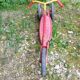 Old nordy children's scooter red metal 1970s vintage