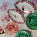 2 raviers in porcelain art deco