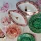 2 raviers en porcelaine art deco